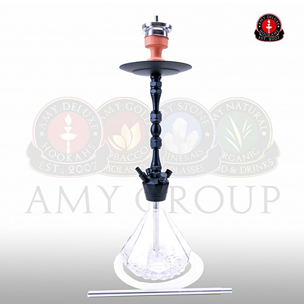 Vodní dýmka AMY Alu Diamond 063 - clear black