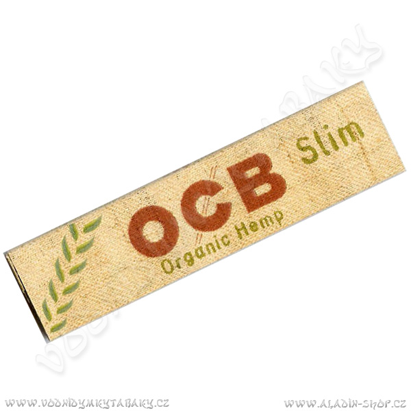 Cigaretové papírky OCB Organic Slim KS  pro vodní dýmky