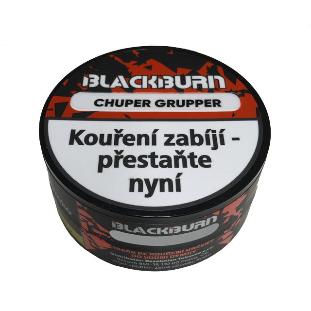 Tabák BlackBurn Chuper Grupper 25 g Hroznová limonáda pro vodní dýmky